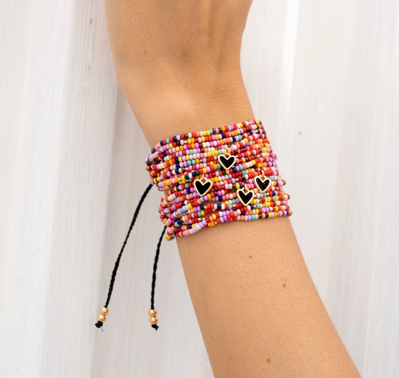 Pulsera Tejida + Aretes