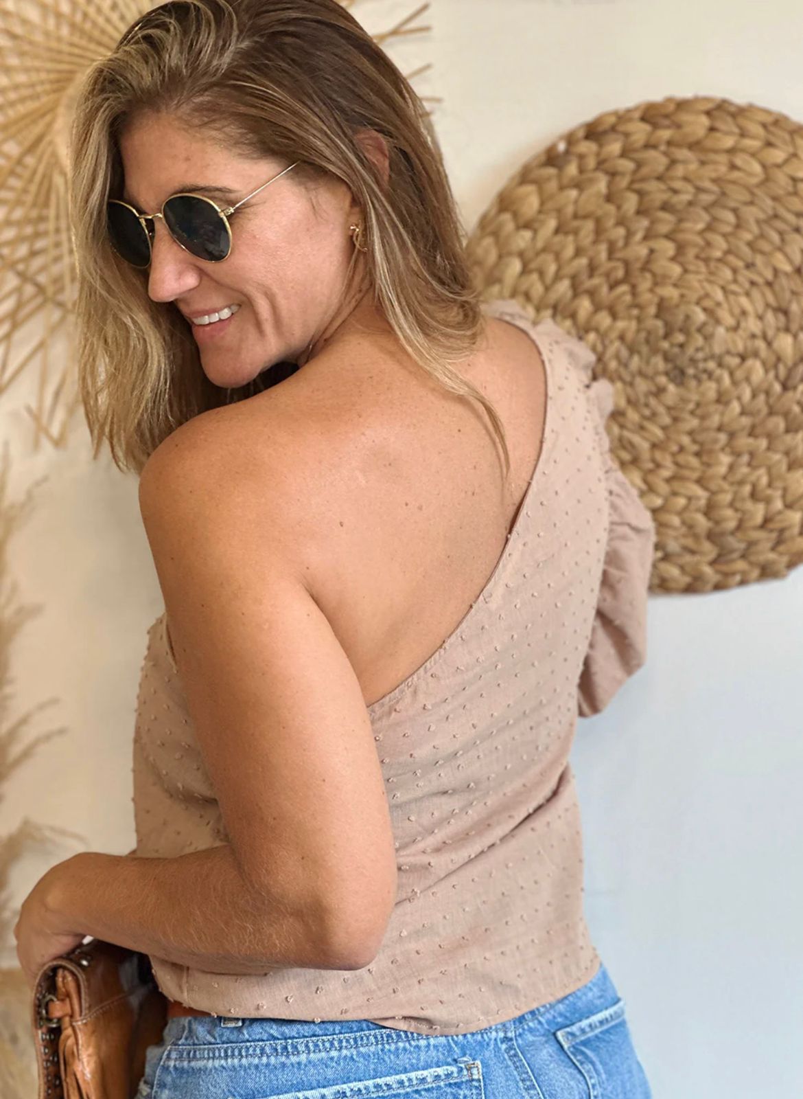 Blusa Celina Camel