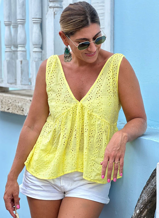 Blusa Edilma Amarilla