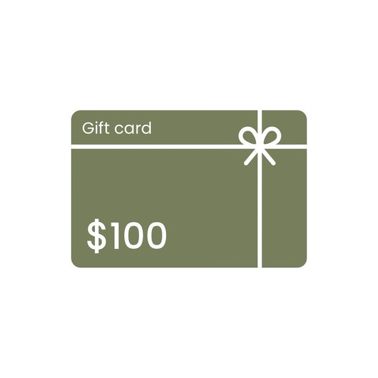Tarjeta de regalo por 100 dólares